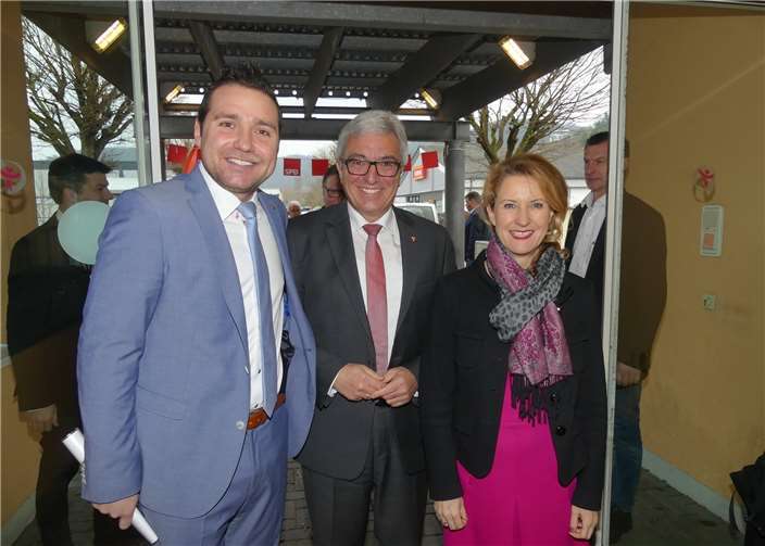 Innenminister Roger Lewentz war beim Neujahrsempfang der Kreis-SPD willkommener Ehrengast. Fotos: TE