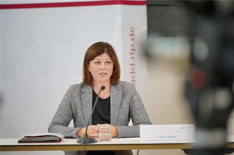 Innenstaatssekretärin und Leiterin Wiederaufbauorganisation Nicole Steingaß. Foto: Staatskanzlei RLP/Dinges