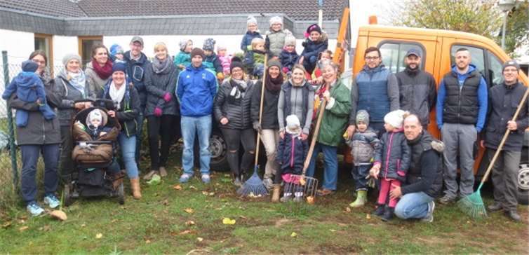 Innerhalb von knapp drei Stunden waren alle Arbeiten erledigt.privat