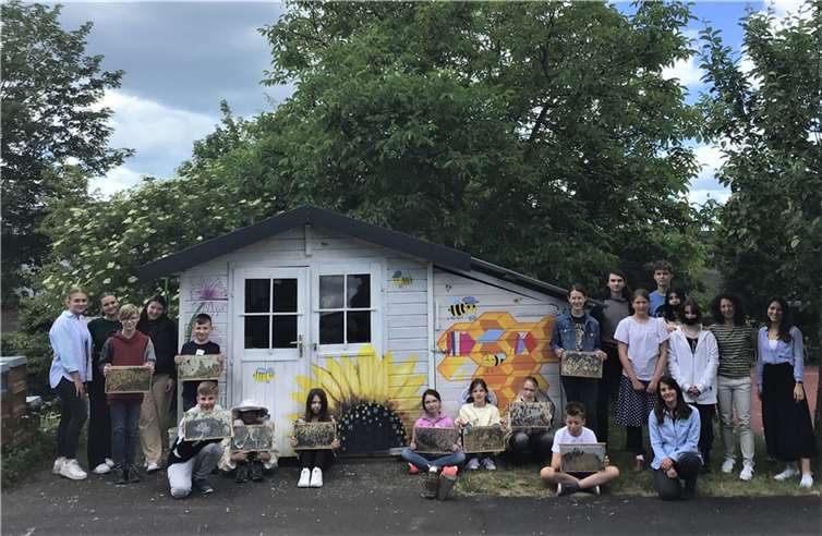 Innerhalb weniger Wochen gelang die Umsetzung des Projekts „Bienenhaus“.  Foto: KuBa