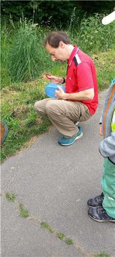 Insektenkundler Fabian Fritzer. Foto: Hannelore Zils