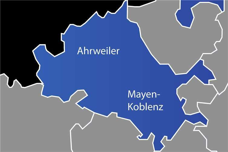 Insgesamt 340.000 Einwohner würden zum Großkreis der Landkreise Ahrweiler und Mayen-Koblenz gehören. Illustration: Adobe Stock/CF