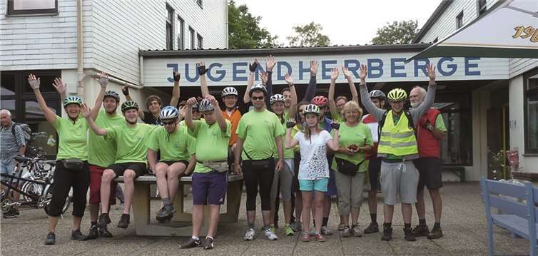 Insgesamt 500 km in sieben Etappen wurden zurückgelegt. privat