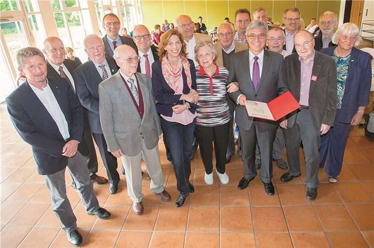 Insgesamt 635 Jahre SPD wurden geehrt.WT