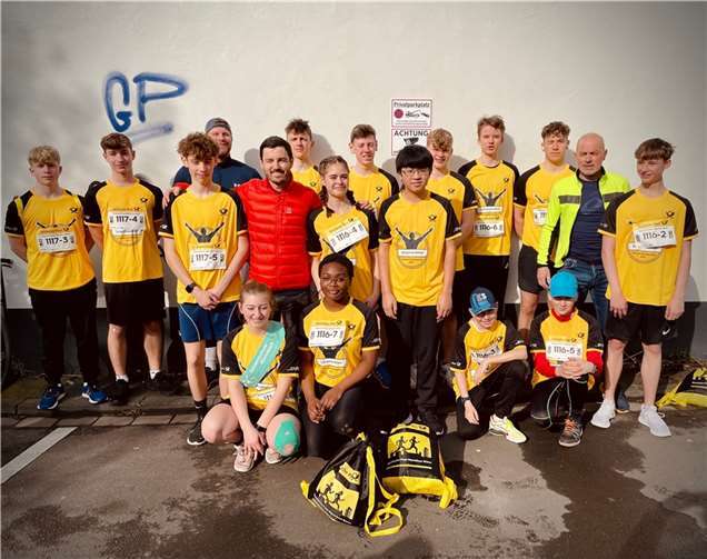 Insgesamt gesehen war es ein Marathon - Tag wie aus dem Bilderbuch. Quelle: Gesamtschule Rheinbach