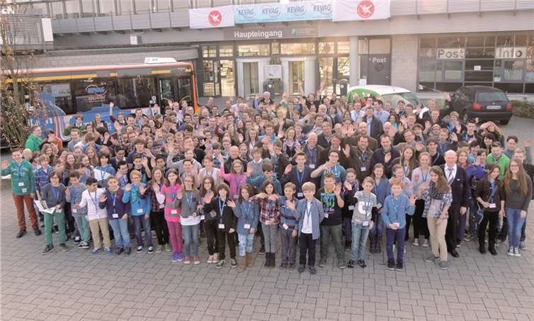 Insgesamt hatten sich 126 Kinder und Jugendliche am Regionalwettbewerb von „Jugend forscht/Schüler experimentieren“ beteiligt. Foto: KEVAG