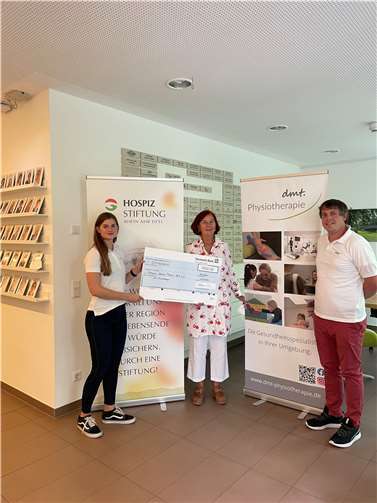 Insgesamt kamen 1000 Euro zusammen, die zu 100% dem Hospiz-Verein Rhein-Ahr e. V. zu Gute kommen. Foto: privat