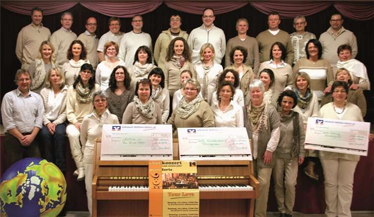 Insgesamt konnte der Chor „pianoforte“ drei soziale Projekte unterstützen.  privat