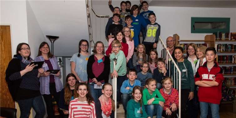 Insgesamt nahmen 23 Kinder an der Nacht der Bibliotheken in der öffentlichen Bücherei St. Martin teil. privat