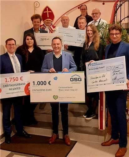 Insgesamt sind weit über 11.000 Euro zusammengekommen.  Foto: Josef Dehenn