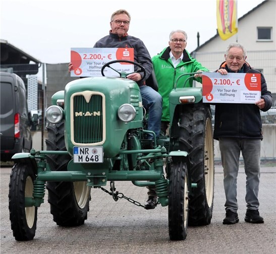 Insgesamt wurden 4.300 Euro an die VOR-TOUR gespendet.  Foto: privat