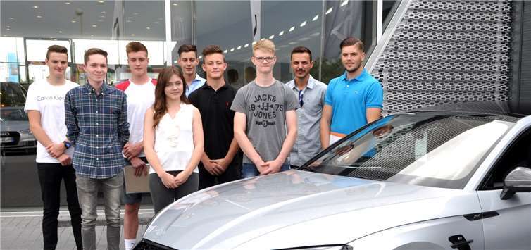 Insgesamt zehn Azubis sind in Mayen in ihre Ausbildung „gestartet“.