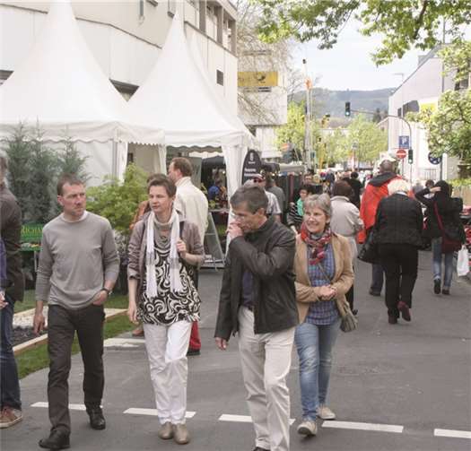 Interessante Produkte an den Ständen und Pagodenzelten des Frühlingsfestes lockten viele Besucher an. DL