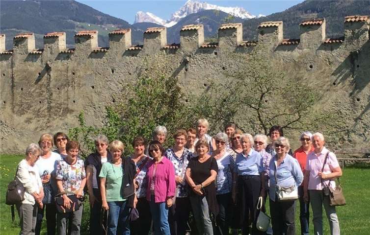Interessante Tage verbrachten die Frauen, die an der Frauenreise der vhs Neuwied nach Villanders in Südtirol teilgenommen hatten. Foto: privat