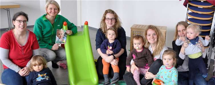 Interessantes über die Kinderernährung erfuhren die vier Mütter und ihre Kinder. Foto: privat