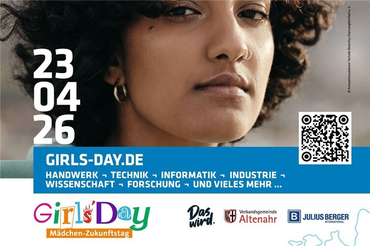 Interessierte Mädchen ab zwölf Jahren aus der Verbandsgemeinde Altenahr haben bei Julius Berger International, im Wiederaufbau Projektsteuerer der Verbandsgemeinde Altenahr, die Gelegenheit einen praxisnahen Einblick in die Steuerung großer Bau‑ und Wiederaufbauprojekte zu bekommen.