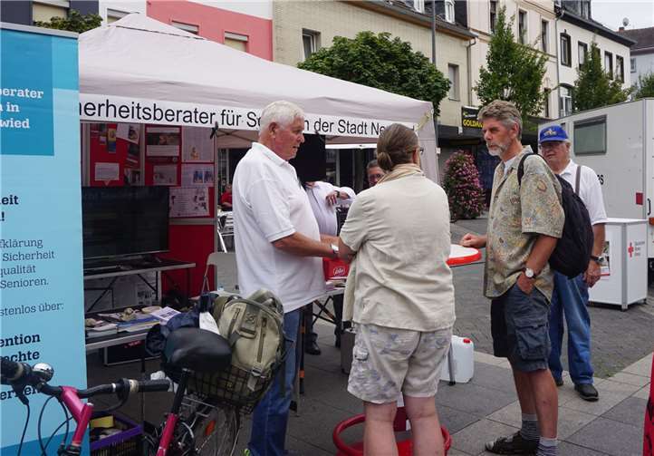 Interessierte konnten sich Informationen zu den Themen Sicherheit und Gesundheit einholen. Foto: privat