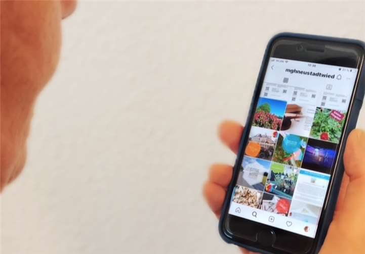 Internetauftritt des MGH Neustadt (Wied) bei instagramQuelle: Familienbildungsstätte Neuwied