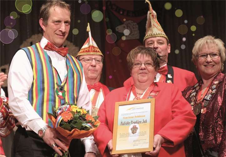 Irene Schlösser wurde mit dem Krombierejeck-Orden ausgezeichnet.