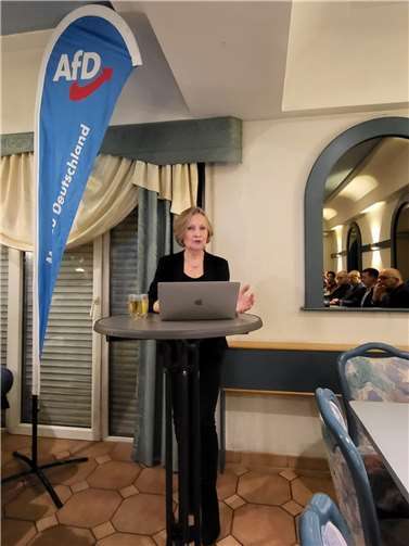 Iris Nieland, Wirtschafts- und Finanzpolitische Sprecherin der AfD-Fraktion im Landtag Rheinland-Pfalz.  Foto: AfD Kreisverband