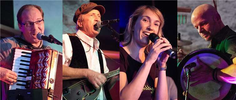 Irish and Scottish Folk Band„The Feddigans“.Foto: Stadt Remagen