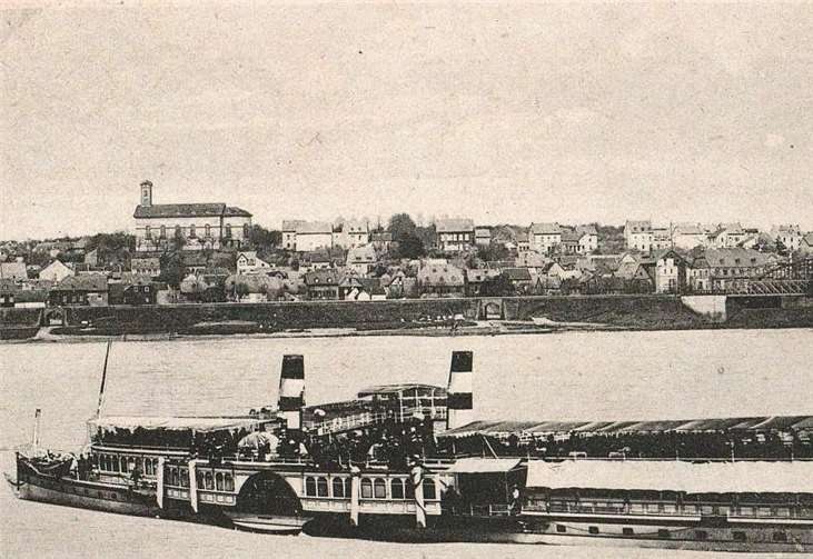 Irlich vor über 100 Jahren. Mit diesem tollen Foto warb die Gemeinde für den Fremdenverkehr. Foto: Ortsarchiv Rolf Wienen/Irlich