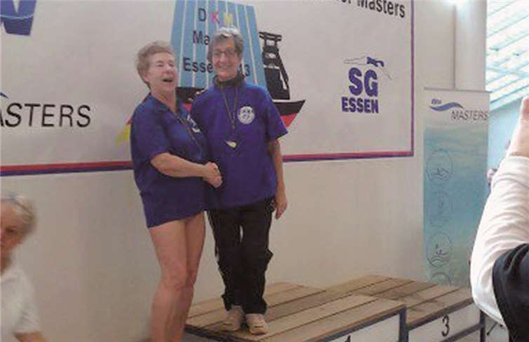 Irmgard Richter zeigte in Essen noch einmal ihre Qualitäten.privat