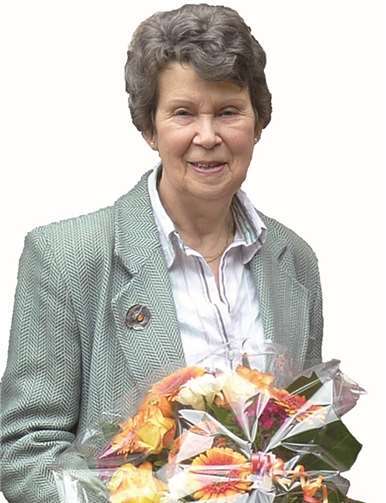 Irmgard Strumpf las eine Nesthäkchen-Geschichte vor. privat