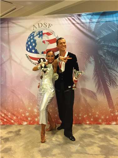 Isabel Krüger und Andreas Hoffmann sind neue Trainer für lateinamerikanische Tänze.  Foto: privat