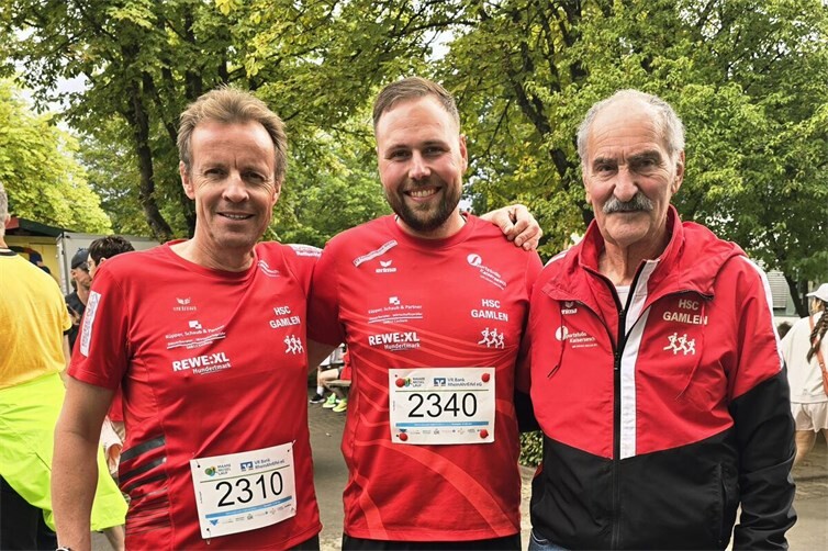 Ivo BAUMGART und Tim ZIMMER ... beim Maare-Mosel-Lauf am 27.9.26 beim HM erfolgreich am Start und Ziel.. Als Coach dabei Rainer Hohl