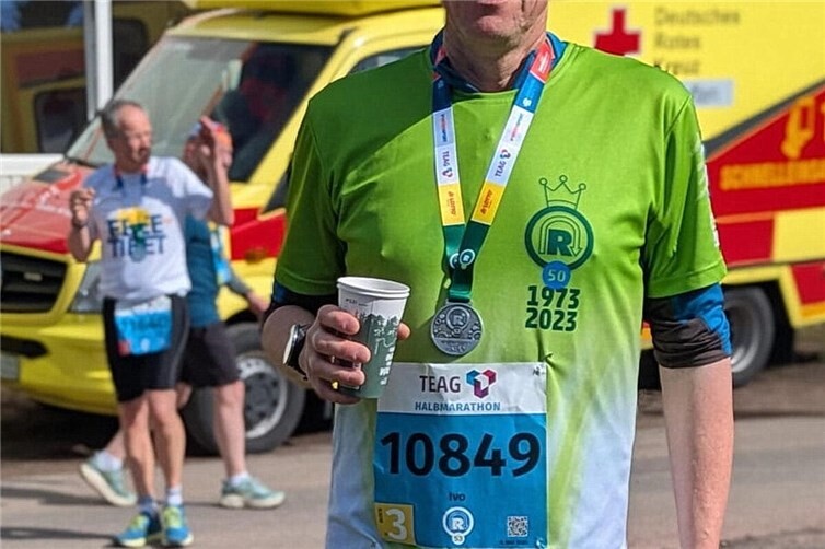 Ivo Baumgart ... auch in diesem Jahr wieder beim Rennsteig-Lauf von Eisenach nach Schmiedefeld am Start über 21,1 km / HM