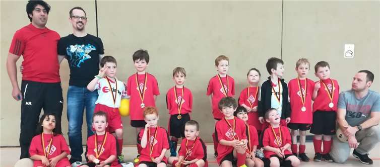 JSG Grafschaft Bambini: Auch die Jüngsten waren mit Begeisterung.privat