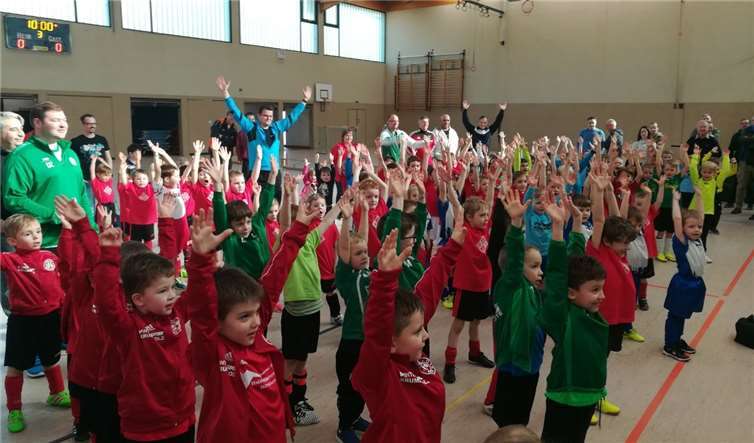 JSG Grafschaft F-Jugend: verdiente Auszeichnung für alle Teilnehmer.