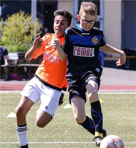 JSG Oberwinter (orange) konnte sich diesmal nicht gegen die TuS Koblenz durchsetzen. SV Remagen