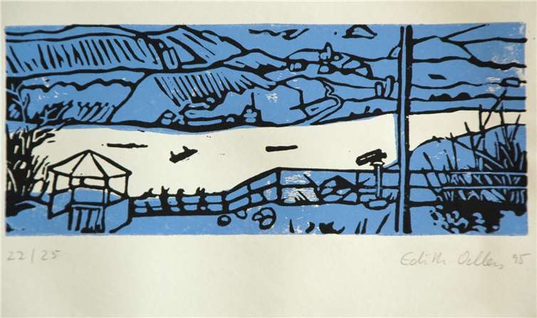 Jahresgabe der Malerin Edith Oellers.privat