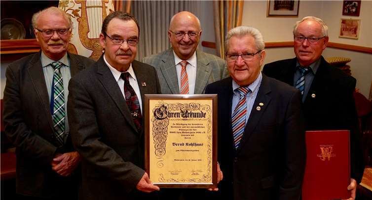 Jahreshauptversammlung im Probelokal „Alte Schule“ in Walporzheim.KG