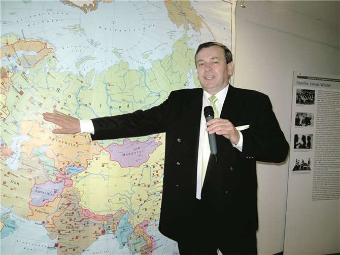 Jakob Fischer, der Projektleiter der Ausstellung, wird zum Abschluss der Ausstellung im evangelischen Gemeindehaus noch einmal über die Geschichte der Russlanddeutschen informieren. privat