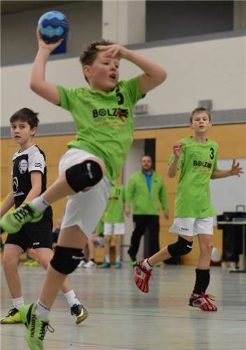 Jakob beim Wurf.Anke Bous