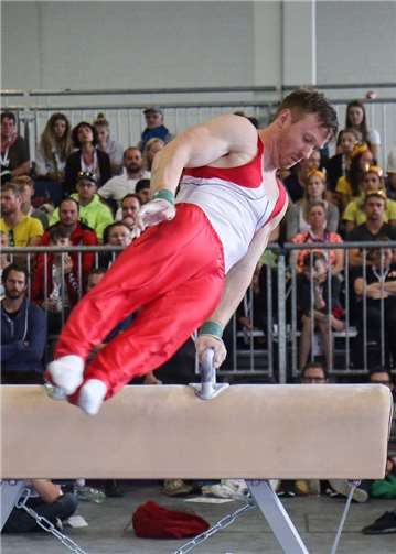 Jan Damrau am Pauschenpferd.privat