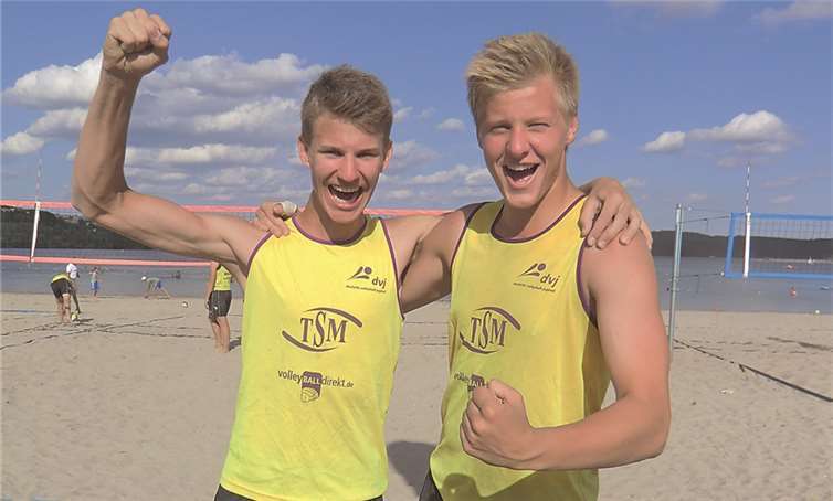 Jan Eric Schneider und Norbert Engemann holen Platz neun.privat