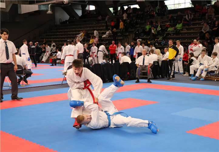 Jan Eul im Kampf um den Finaleinzug.