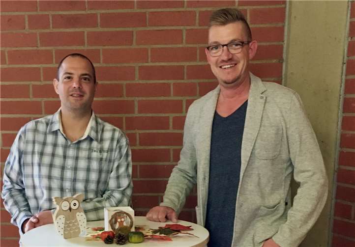 Jan Kindel (l.) und Marco Deckers begrüßten die Gäste. Foto: privat