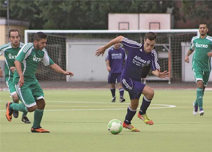 Jan Laskowski (r.) hatte den zwischenzeitlichen Ausgleich auf dem Fuß. privat