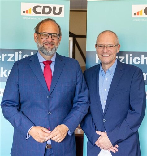 Jan Petry (links) und Jürgen Schmied (rechts).  Foto: Dietmar Walter