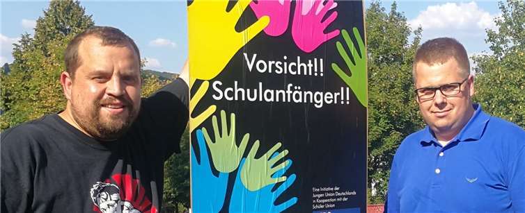 Jan Schwoll und Patrick Schaden (v.l.).privat