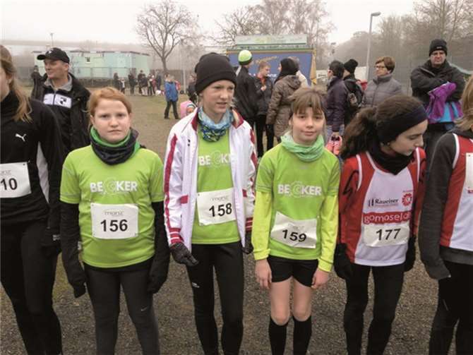 Jana, Lea, Nele beim Start. privat