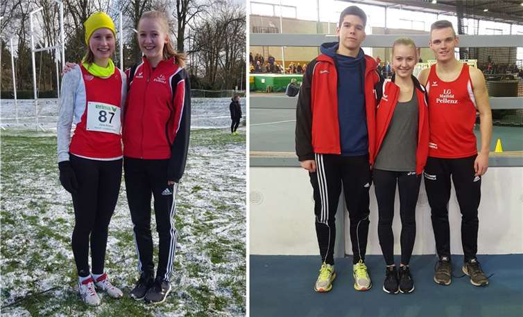 Jana und Anna Klara in Trier (l. Bild) - Gabriel, Anna Klara und Niklas in Ludwigshafen. privat