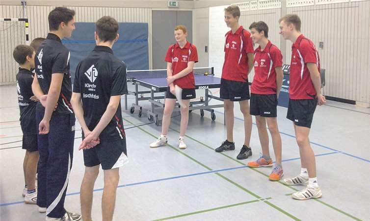 Janek Sprengart, Daniel Zacharias, Niclas Ott und Tom Krzeminicki. Privat