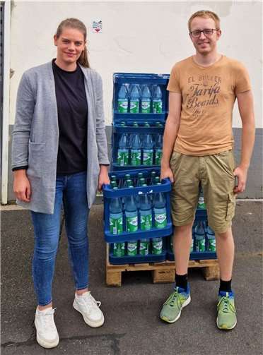 Janin Stenz und Merlin Hinsche.  Foto: privat