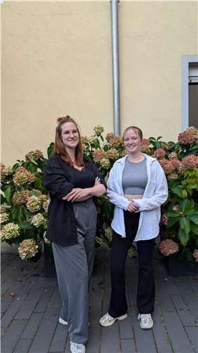 Janina Luipers und Leni Walmroth. Quelle: Grüne Koblenz